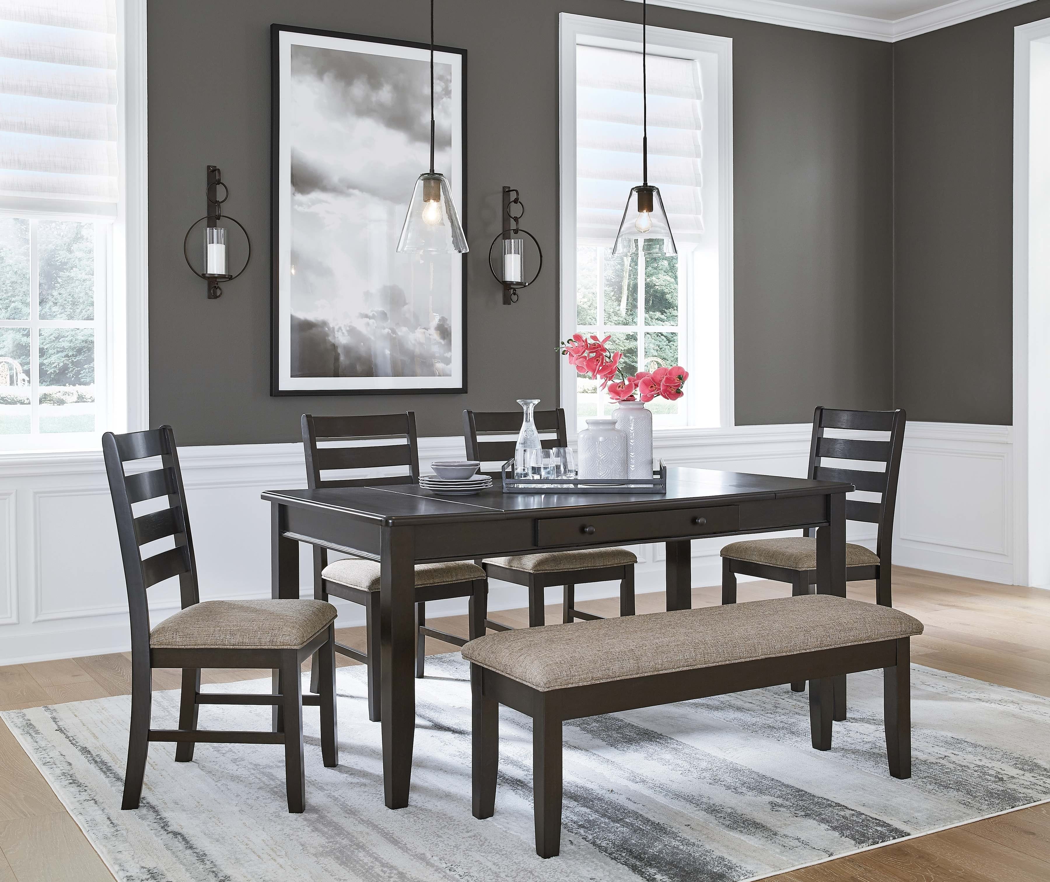 Ashley Dining Room 6 Piece Dining Table Set D286-35-01-4-00