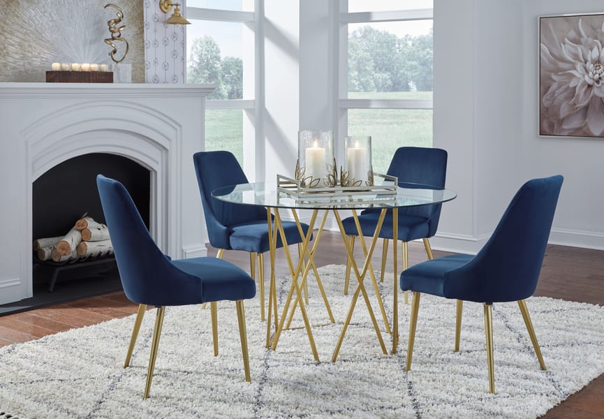Ashley Dining Room 5 Piece Dining Room Table Set D292-15-01-4