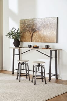 Ashley Dining Room 3 Piece Long Counter Table Set D336-52-024-2