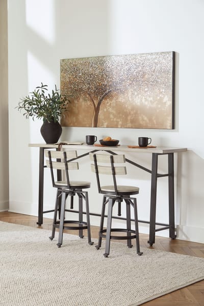 Ashley Dining Room 3 Piece Long Counter Table Set D336-52-124-2
