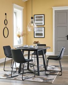 Ashley Dining Room 5 Piece Round Dining Room Set D372-16-06-4
