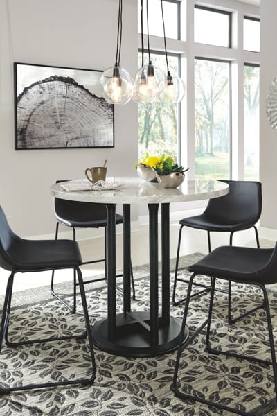 Ashley Dining Room Round Dining Room Counter Table D372-23