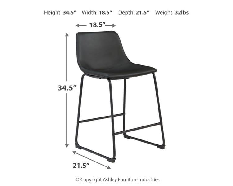 Dining Room Upholstered Barstool (QTY 2)