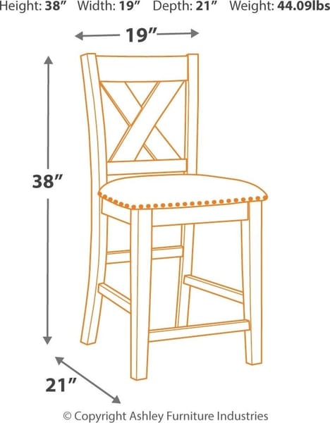 Ashley Dining Room 5 Piece Dining Set D388-13-024-2-124-2