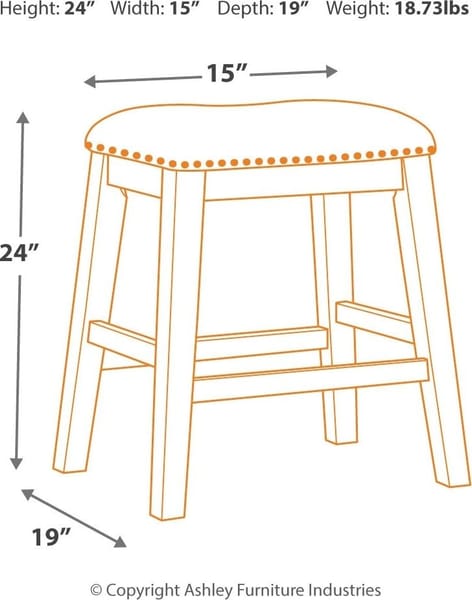 Ashley Dining Room 5 Piece Dining Set D388-13-024-2-124-2