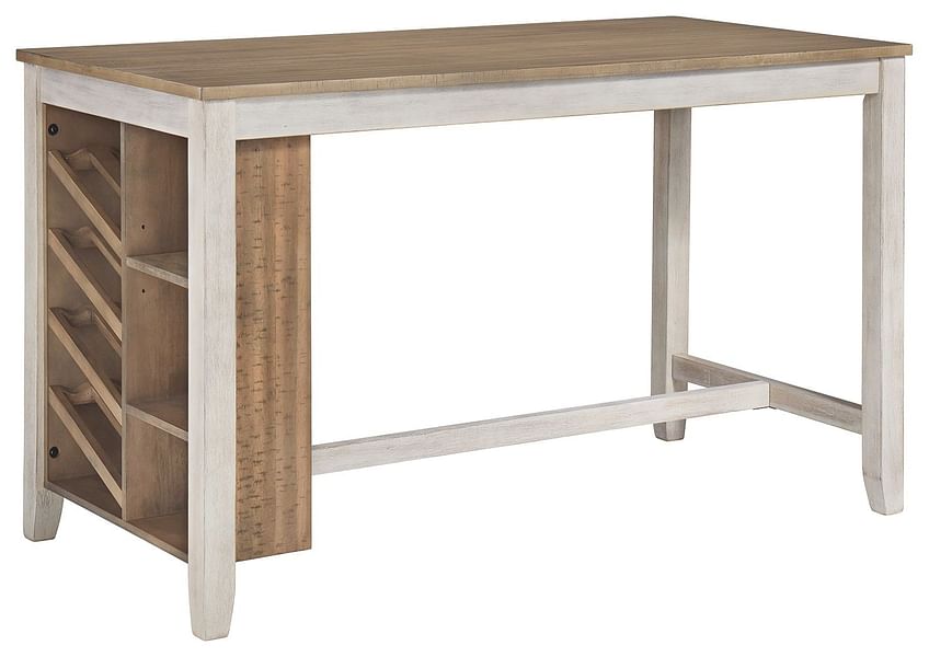 Ashley Dining Room 5 Piece Rectangular Counter Table with Storage Set D394-32-024-4