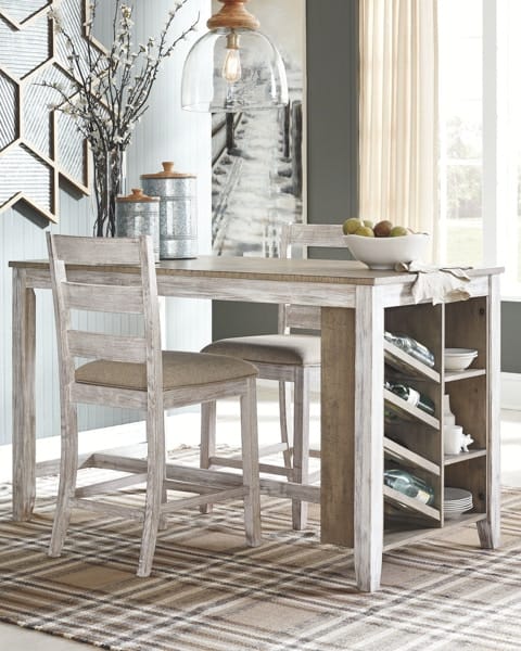 Ashley Dining Room 3 Piece Rectangular Counter Table Set D394-32-124-2