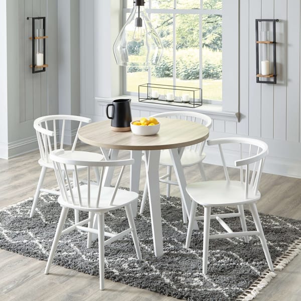 Ashley Dining Room 5 Piece Round Dining Table Set D407-15-01-4