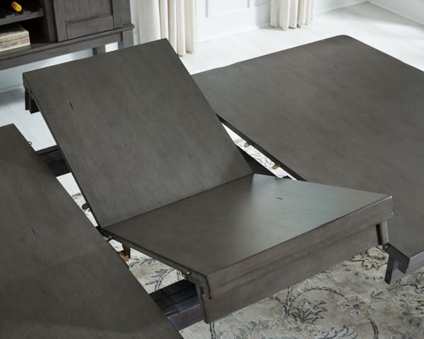 Ashley Dining Room 7 Piece Rectangular Dining Room Buttery Extension Table Set D589-35-01-4-00-60