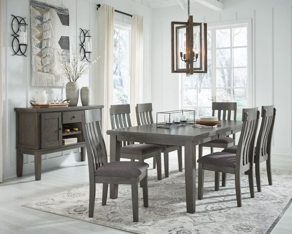 Ashley Dining Room 7 Piece Rectangular Dining Room Buttery Extension Table Set D589-35-01-6