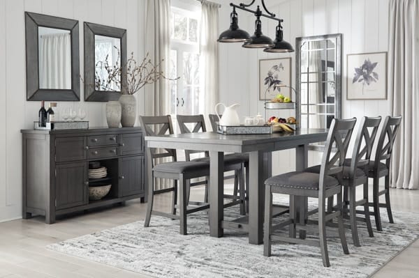 Ashley Dining Room 8 Piece Dining Set D629-32-124-6-60