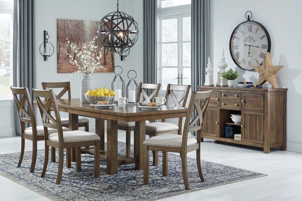 Ashley Dining Room 8 Piece Dining Set D631-45-01-6-60