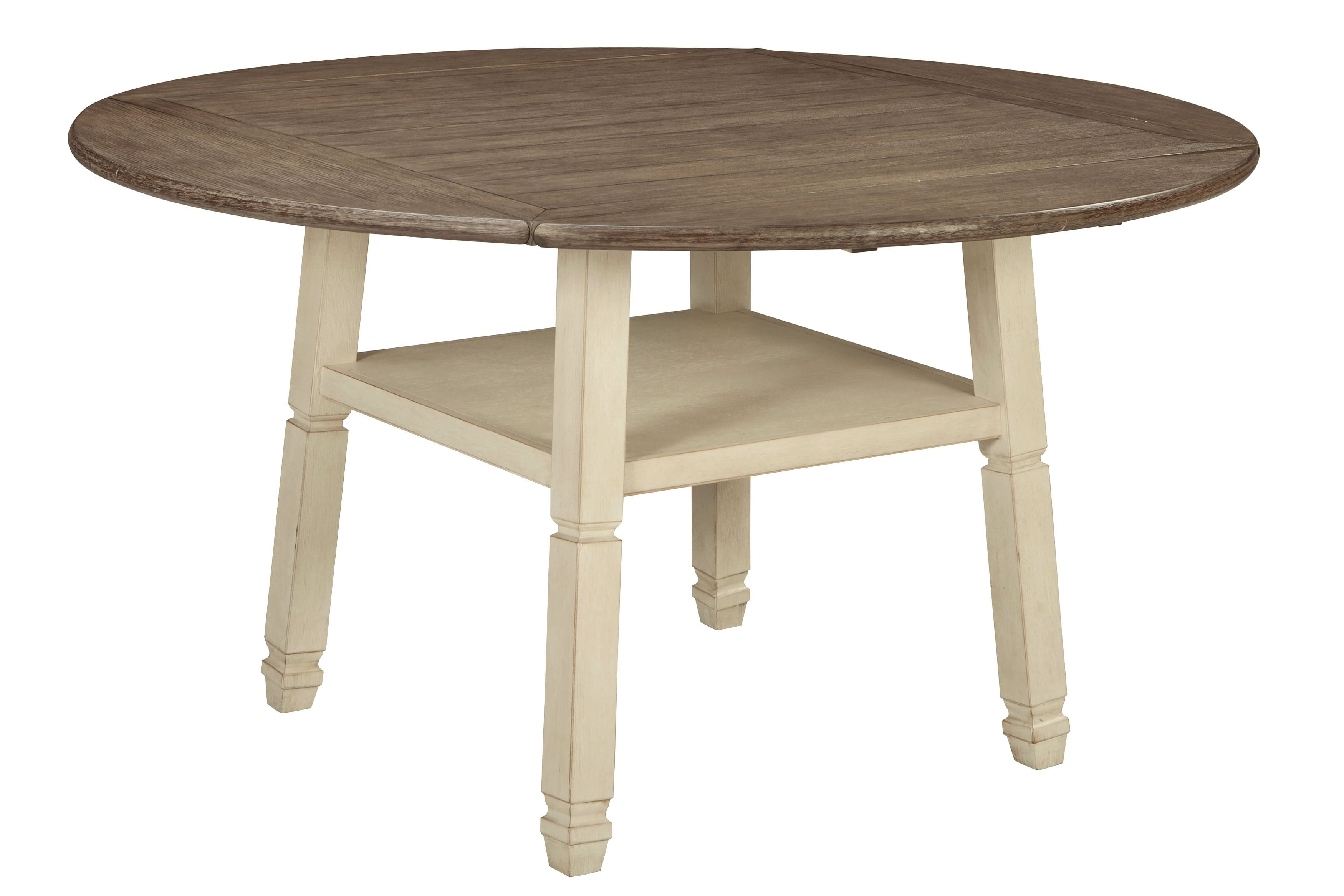 Ashley Dining Room Round Drop Leaf Counter Table D647-13