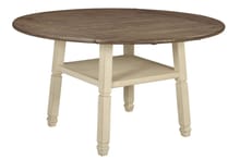 Ashley Dining Room Round Drop Leaf Counter Table D647-13