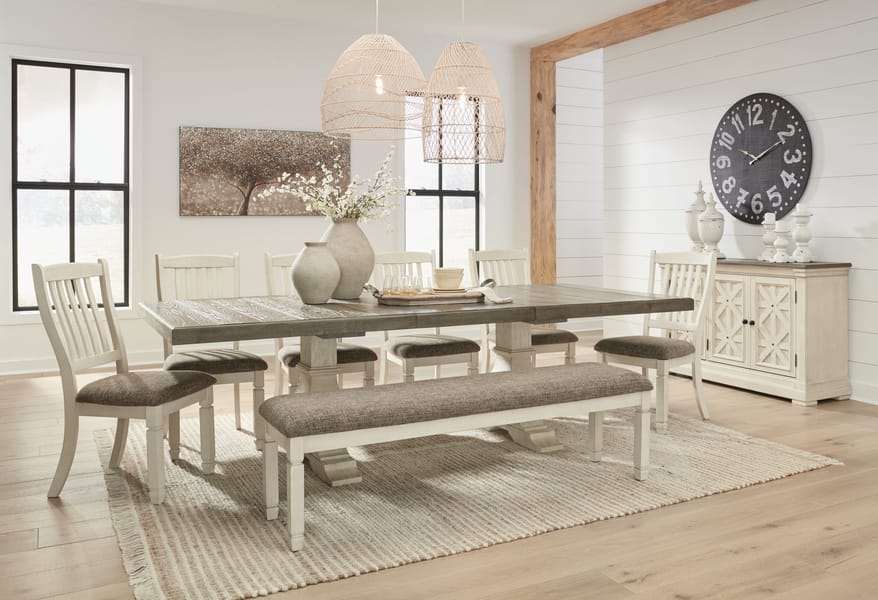 Ashley Dining Room Extension Dining Table D647-55T-55B