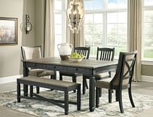 Ashley Tyler Creek 6 Piece Rectangular Dining Set - Portland, OR | Key Home Furnishings