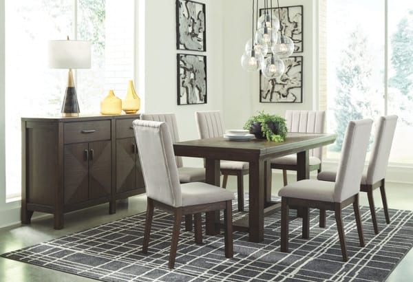 Ashley Dining Room 8 Piece Dining Set D748-45-01-6-60