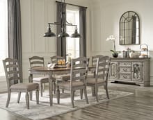 Ashley Dining Room 8 Piece Dining Room Extensiontable Set D751-35-01-6-60