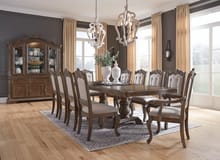 Ashley Dining Room 12 Piece Dining Set D803-55T-55B-01-8-01A-2