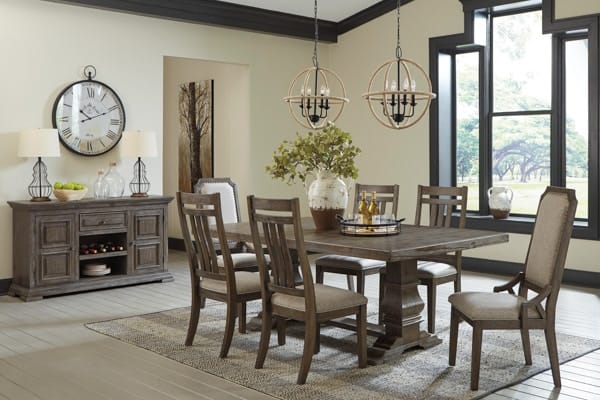 Ashley Dining Room 8 Piece Dining Set D813-55T-55B-01-4-02-2