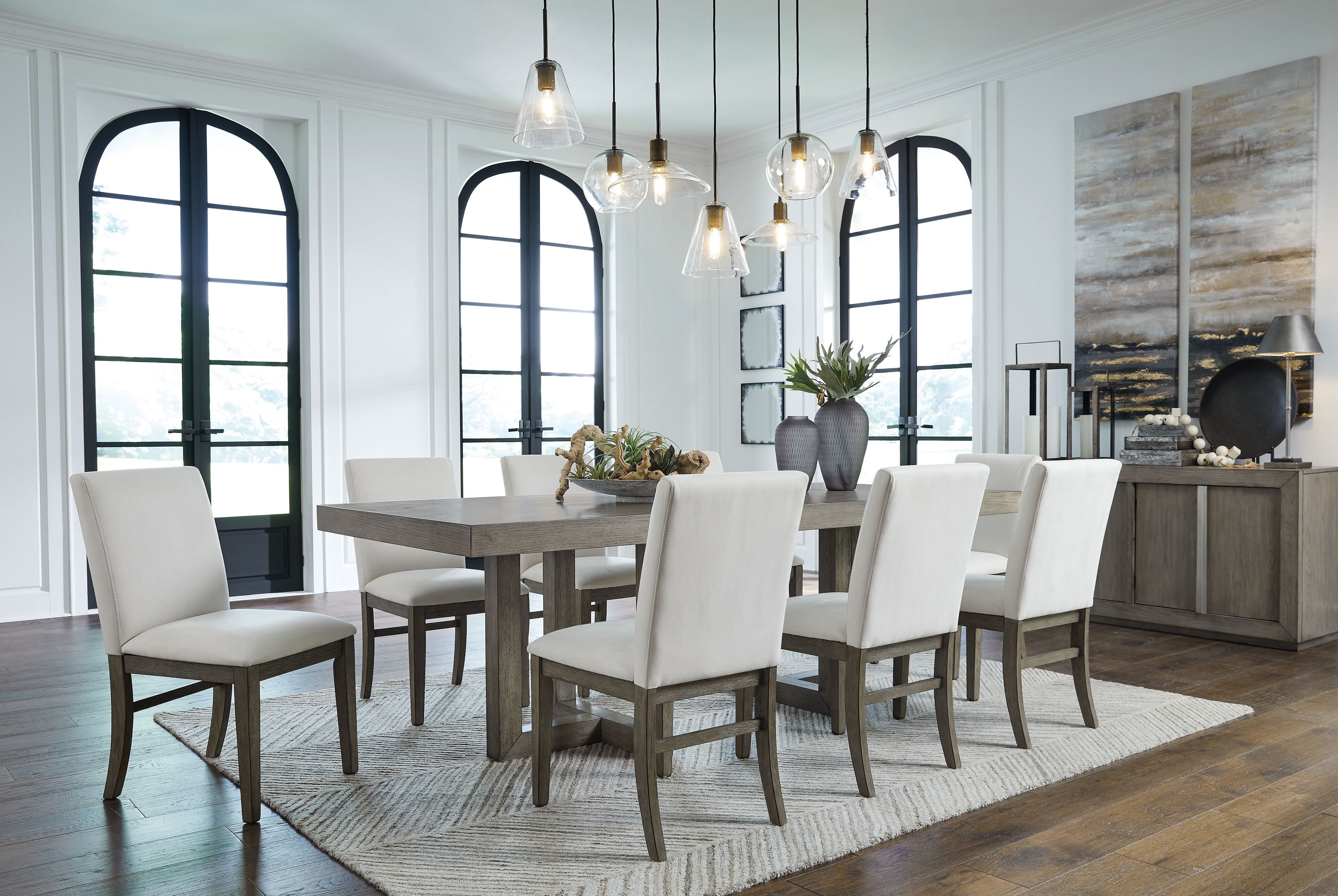 Ashley Dining Room 10 Piece Dining Room Table Set...