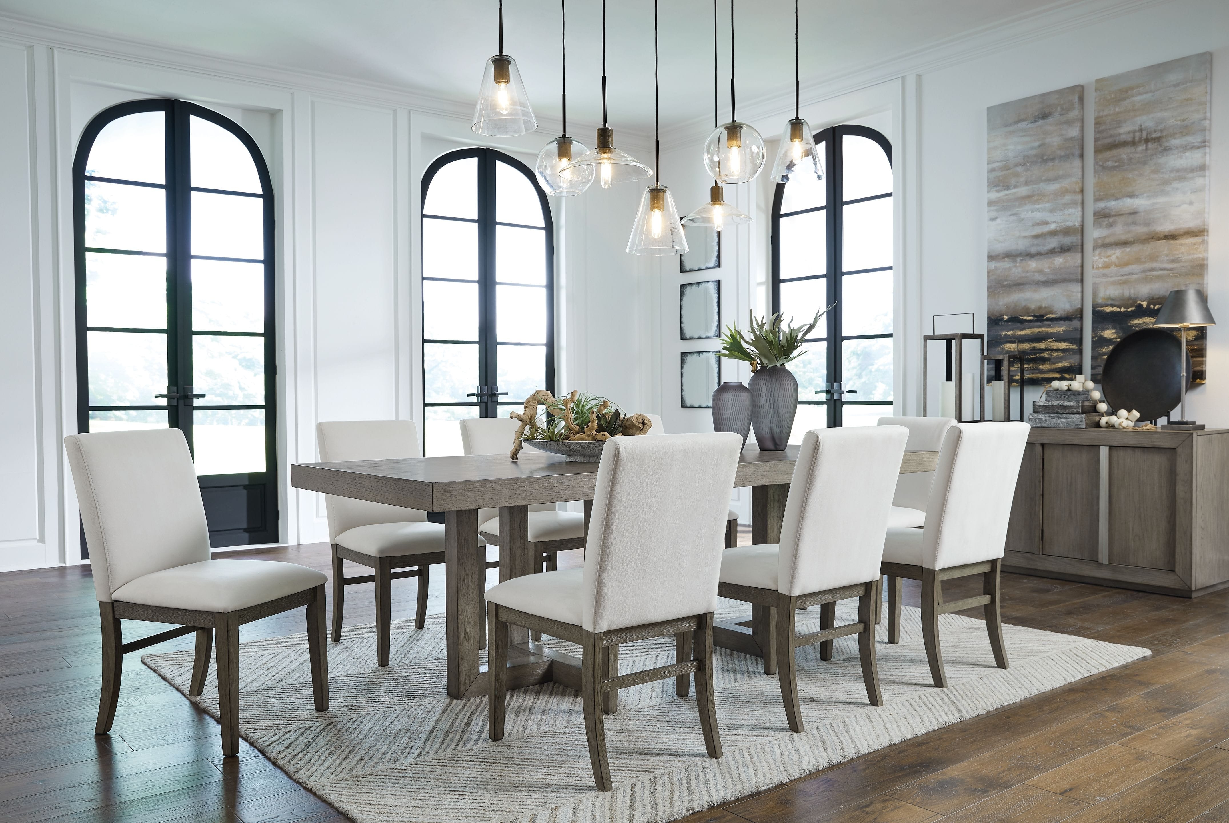 Ashley Dining Room 10 Piece Dining Room Table Set D970-25-01-8-60
