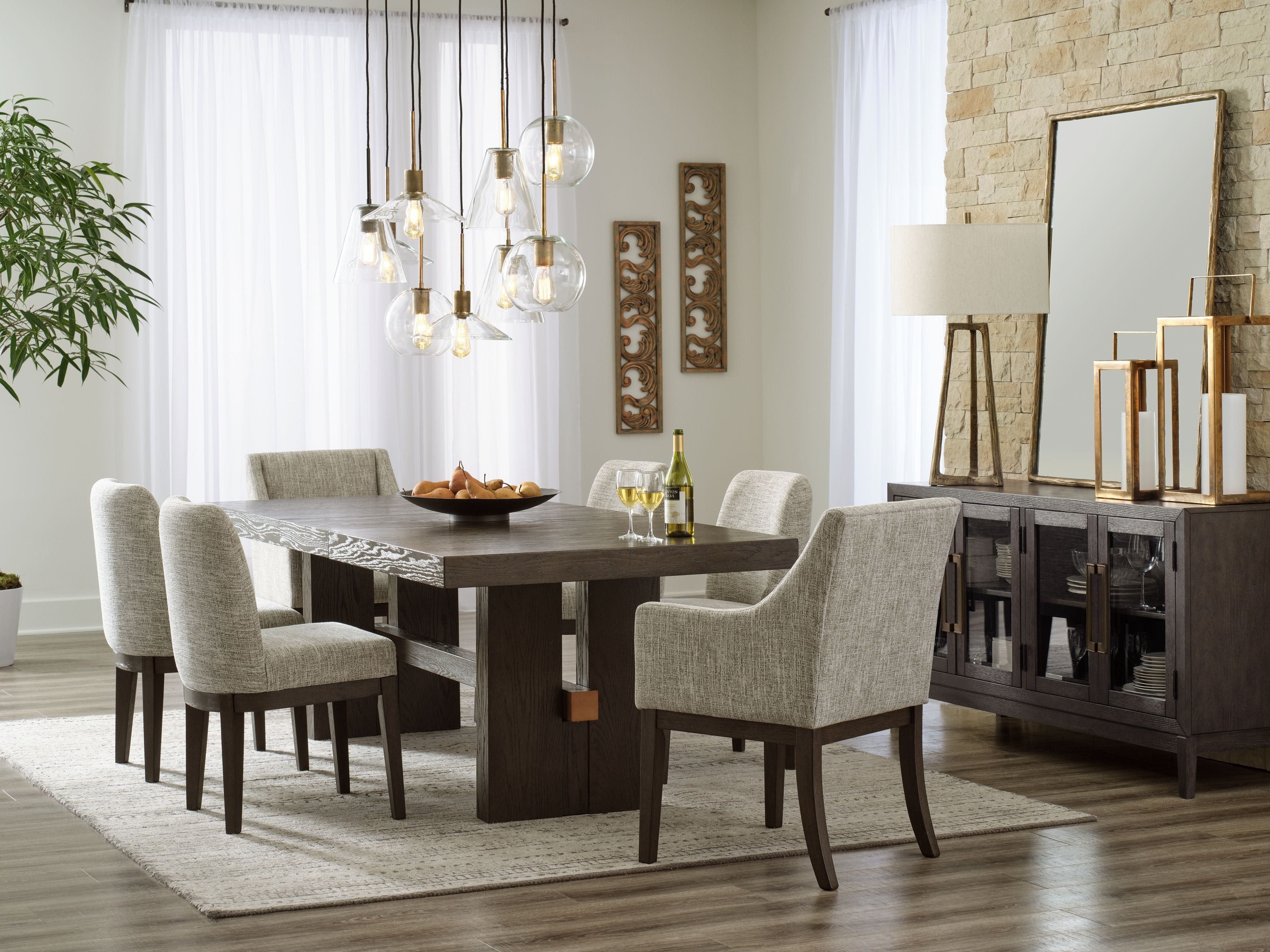 Ashley Dining Room 8 Piece Dining Room Extension Table Set D984-45-01-4-01A-2-60