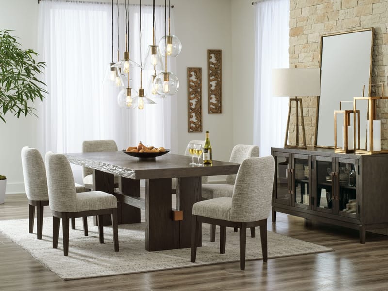 Aleey Dining Room 5pc Dining Room Extension Table Set