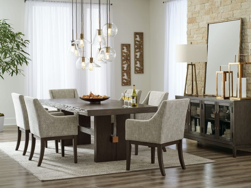 Ashley Dining Room 8 Piece Dining Room Extension Table Set D984-45-01A-6-60
