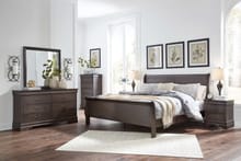 Ashley Bedroom 5 Piece California King Sleigh Bed Set B398-31-36-46-82-94