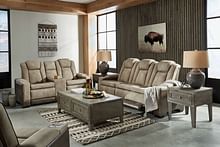 Ashley Living Room 3 Piece Power Reclinining Adjustable Headrest Living Room Set 22003-15-18-13
