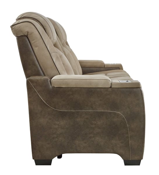 Ashley Living Room Power Reclining Sofa with Adjustable Headrest 2200315