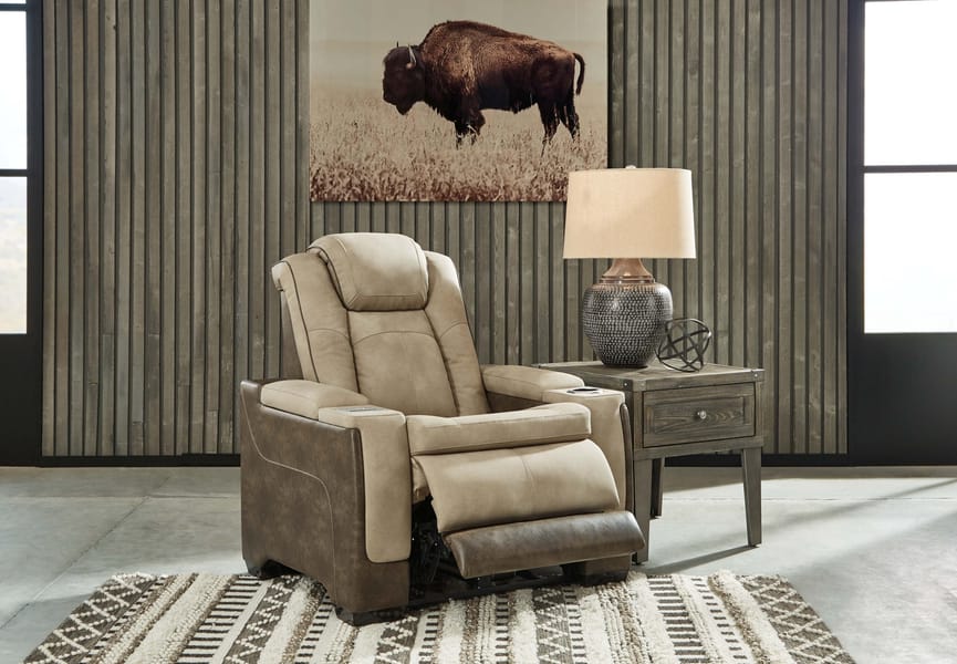 Ashley Living Room Power Recliner with Adjustable Headrest 2200313