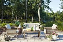 Ashley Outdoor/Patio 4 Piece Lounge Set P342-835-820-2-701