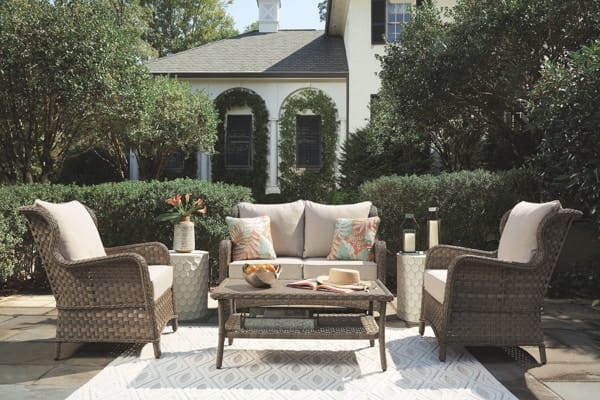 Ashley Outdoor/Patio 3 Piece Set - Lounge Set P361-835-820-2-701