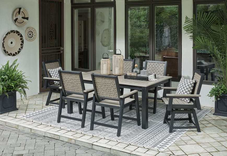Ashley Dining Room 7 Piece Dining Set P384-625-603A-2-604A