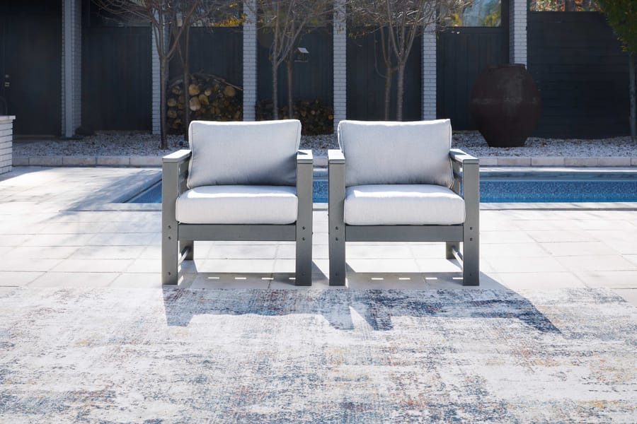 Ashley Outdoor/Patio 6 Piece Lounge Set P417-838-835-820-701-702
