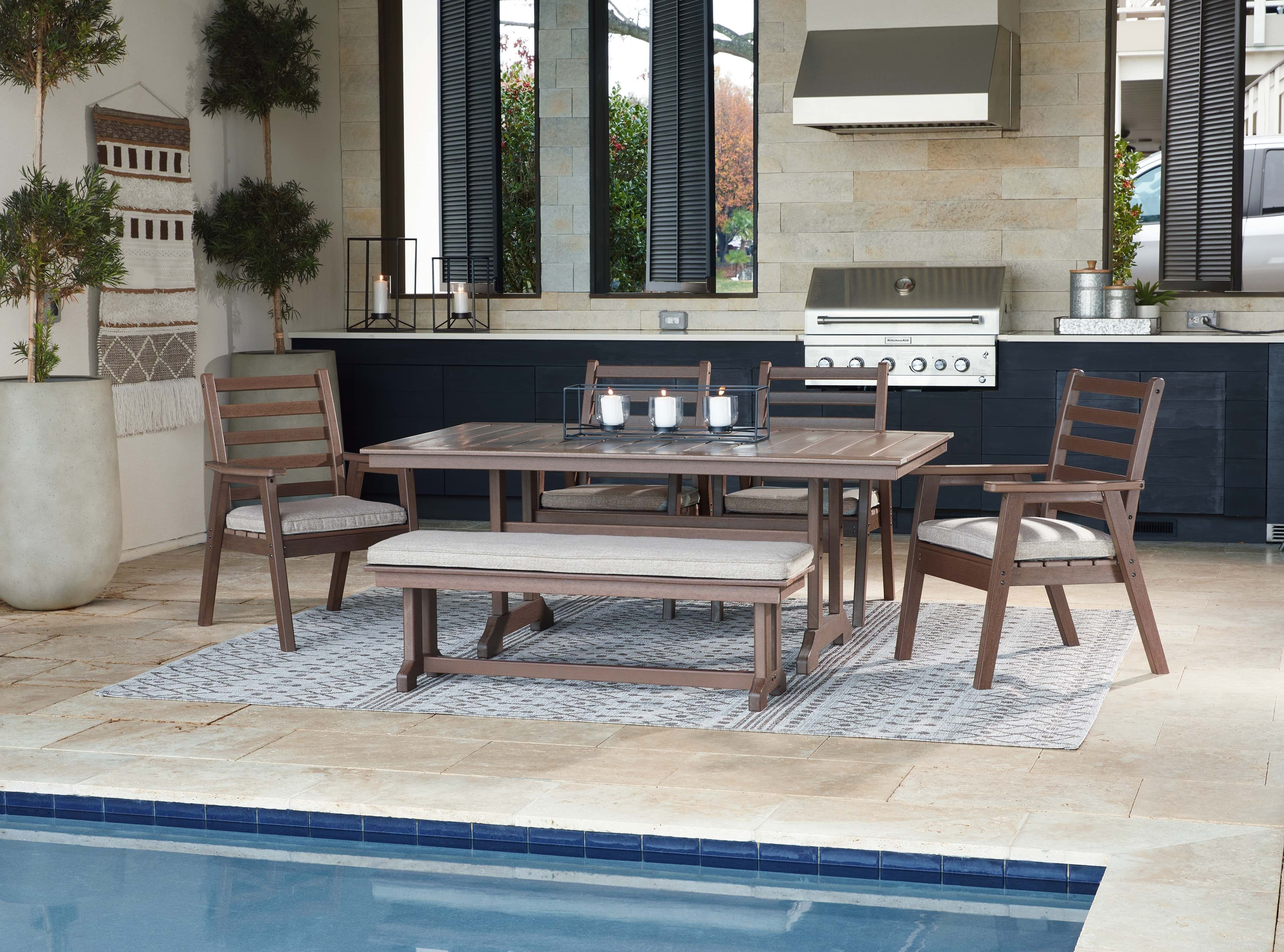 Ashley Dining Room 6 Piece Dining Set P420-625-601A-2-600