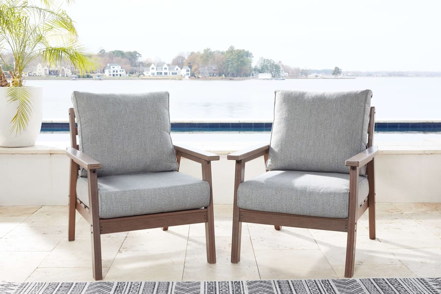 Ashley Outdoor/Patio Outdoor Living Room Set P420-838-820-701-702-2