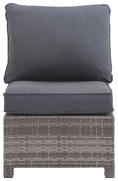 Ashley Outdoor/Patio Armless Chair with Cushion P440-846