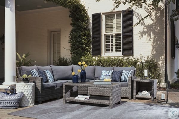 Ashley Outdoor/Patio 5 Piece Set - Lounge Set P440-854-877-701-702