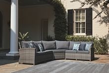 Ashley Outdoor/Patio 3 Piece Set - Sectional Lounge P440-854-877