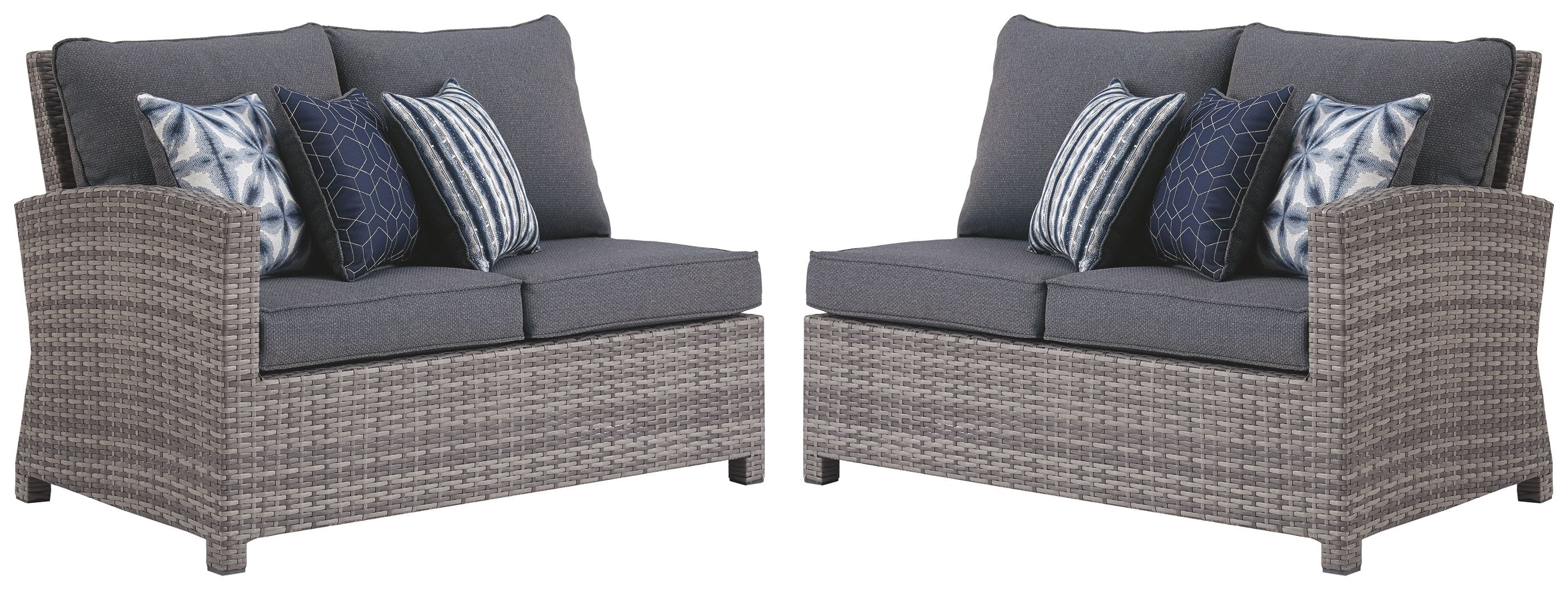 Ashley Outdoor/Patio Loveseat P440-854