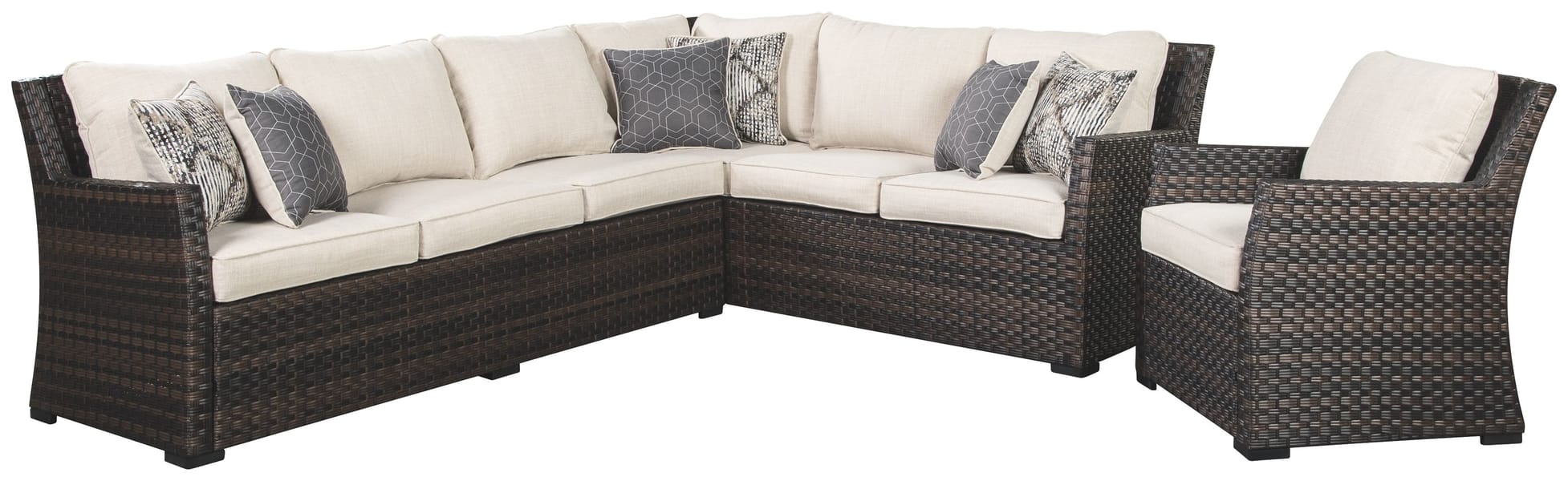 Ashley Outdoor/Patio Lounge Set P455-822
