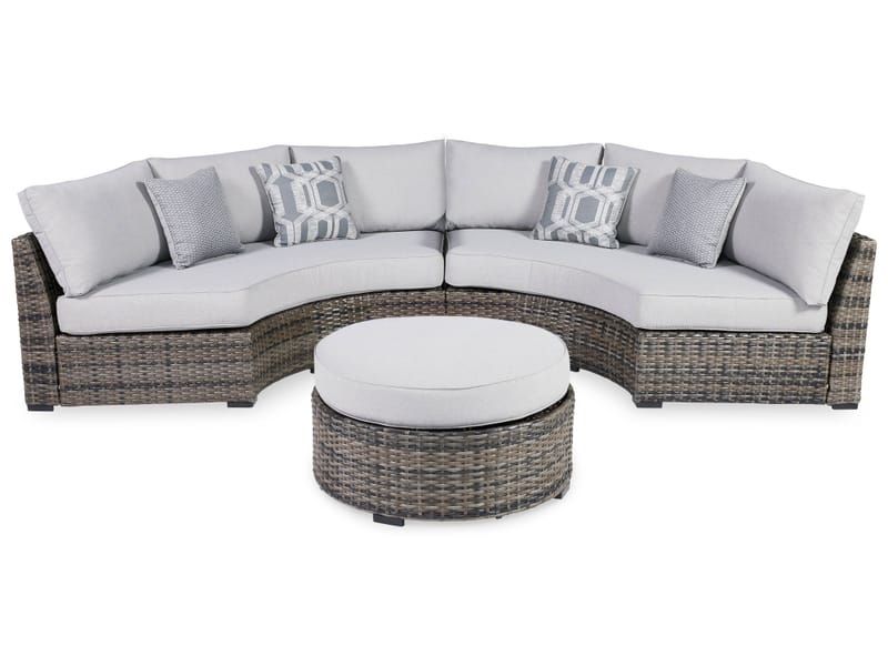 Ashley Outdoor/Patio Sectional Lounge P459-861-2-814
