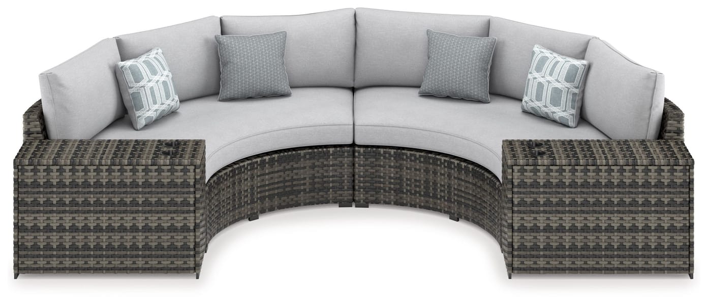 Ashley Outdoor/Patio Sectional Lounge P459-861-2-853-2