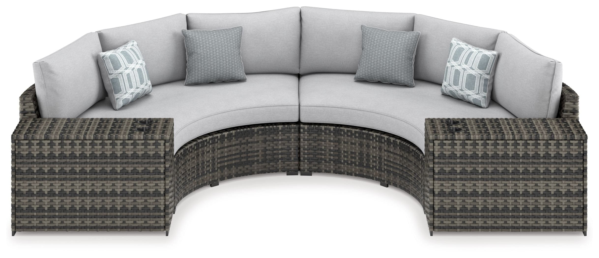 Ashley Outdoor/Patio Sectional Lounge P459-861-2-853-2