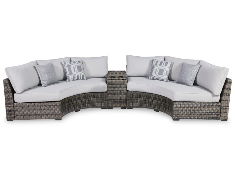 Ashley Outdoor/Patio Sectional Lounge P459-861-2-853
