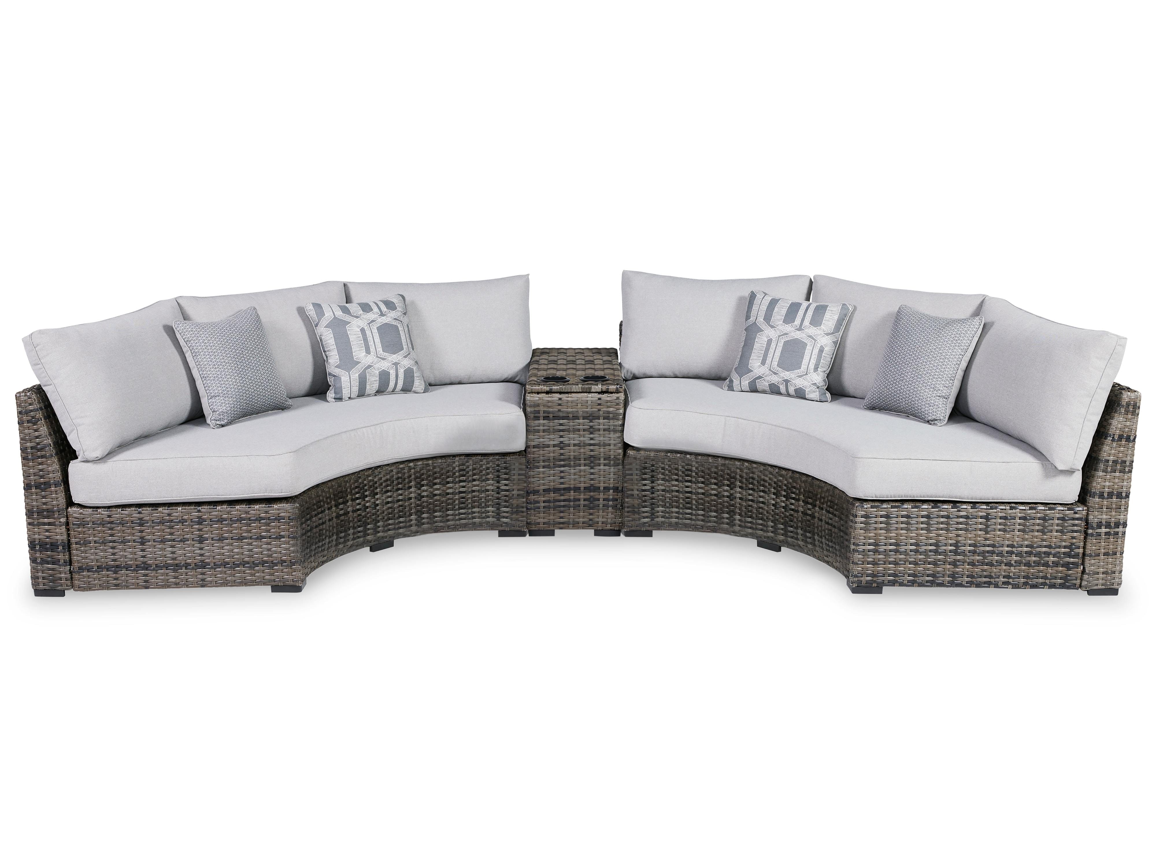 Ashley Outdoor/Patio Sectional Lounge P459-861-2-853