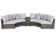 Ashley Outdoor/Patio Sectional Lounge P459-861-2-853